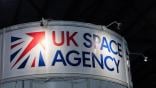 UK Space Agency sign