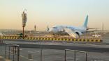 flydubai jet on ground at dubai airport