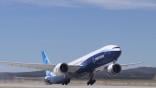 boeing 777-9 vmu test takeoff