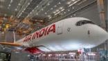 air india aircraft in MRO bay