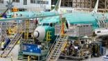 Boeing facility in Renton producing 737 MAX aircraft