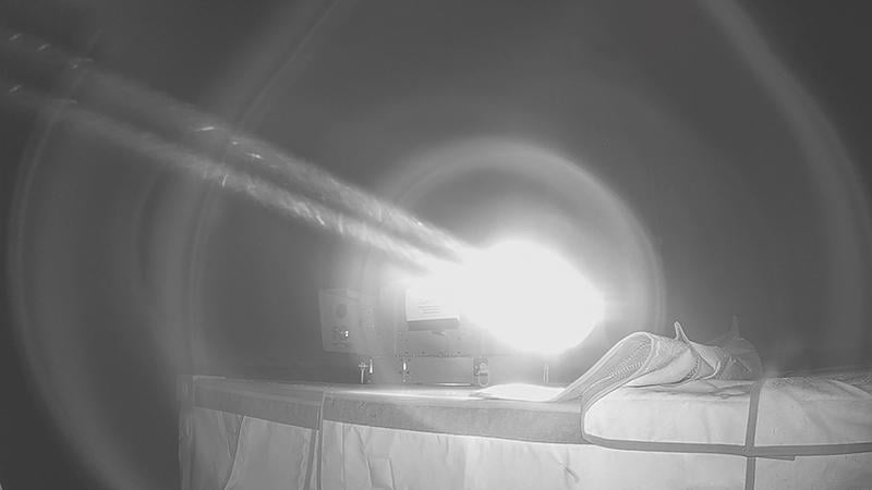 EOS laser demonstration
