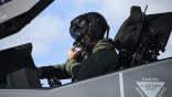 F-35 pilot with helmet