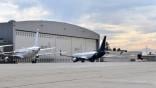 aircraft outside a Job Air facility
