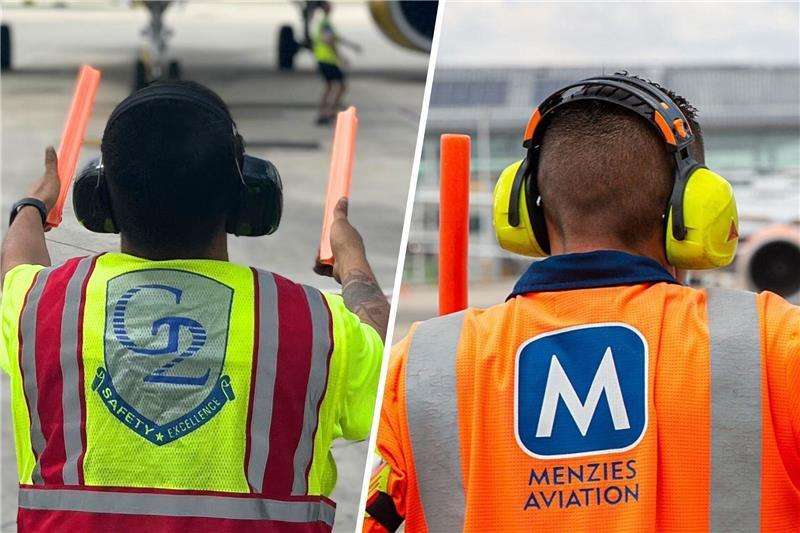 G2 and Menzies Aviation employees. 