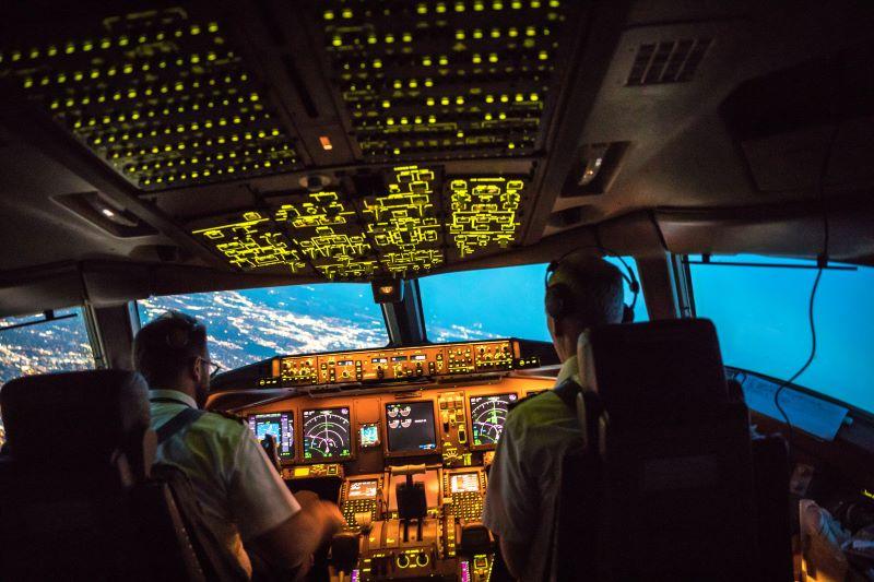 cockpit evening