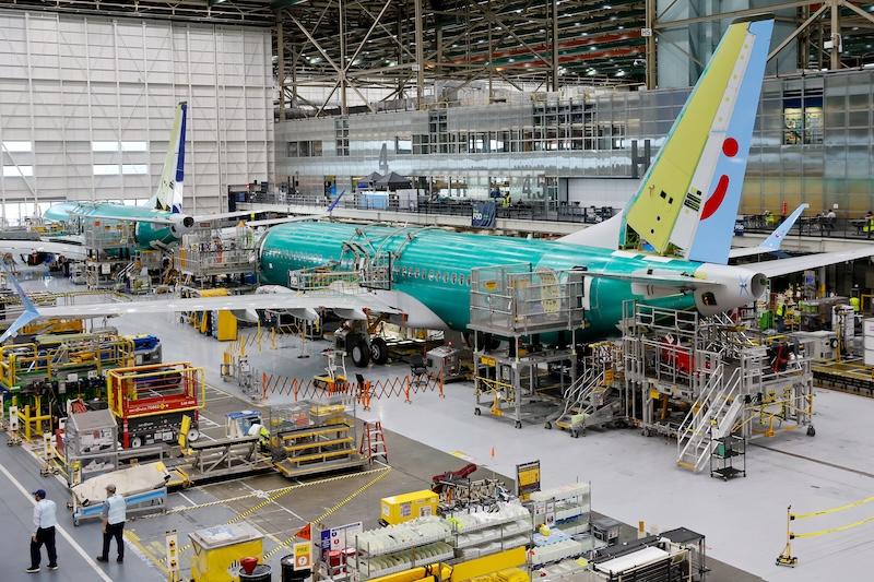 boeing 737 max assembly line 