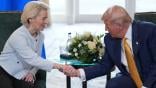 Von der Leyen and Trump