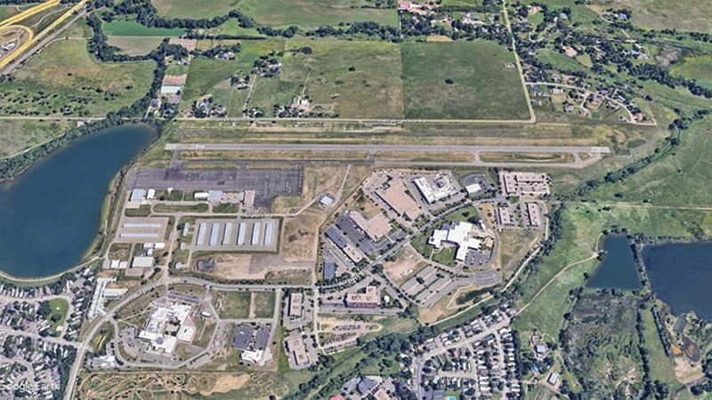 Satellite photo of Boulder Municipal Airport