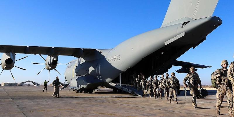 a400M with luftwaffe soldiers