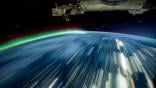 ISS over Lake Michigan