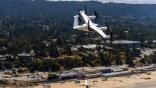 Joby Aviation  Caption: Joby’s pilot-production S4 eVTOL flew between Marina and Monterey airports in California