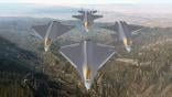 Concept of four Lockheed Martin F-35s