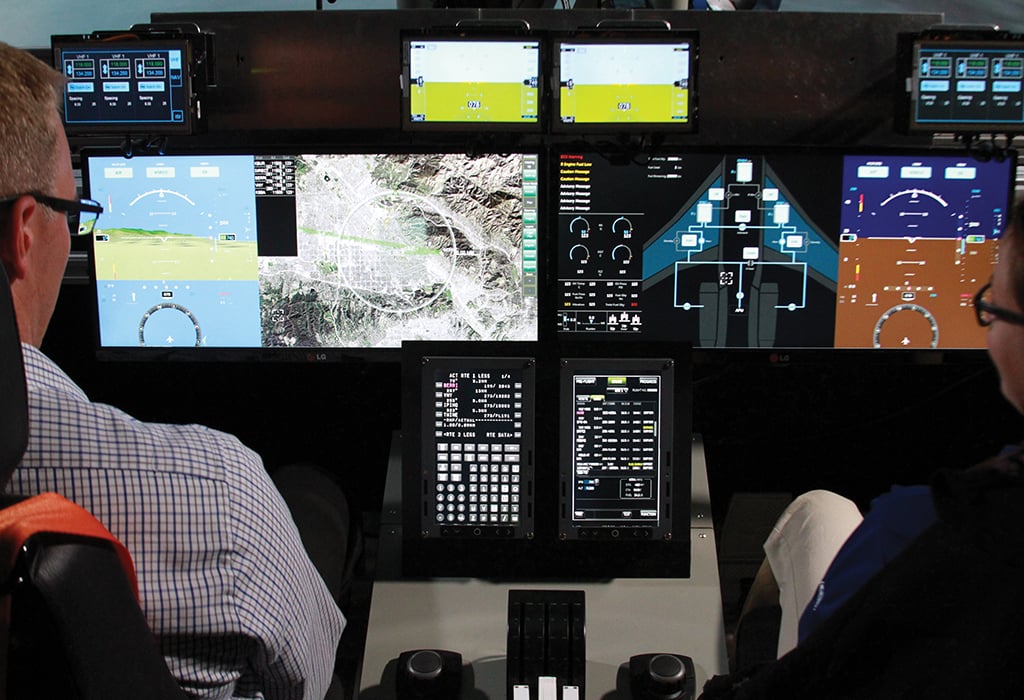 Cockpit flight management system