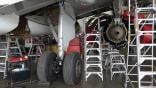 aircraft work underway