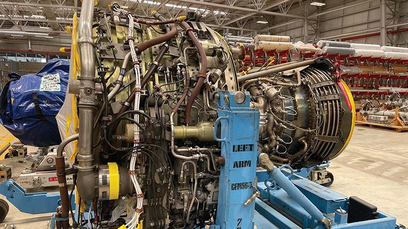 CFM56-7B turbofan aircraft engine