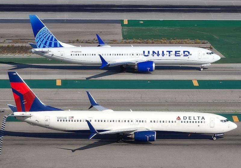 United Delta 737NGs