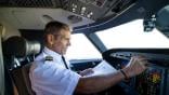 pilot in a private jet