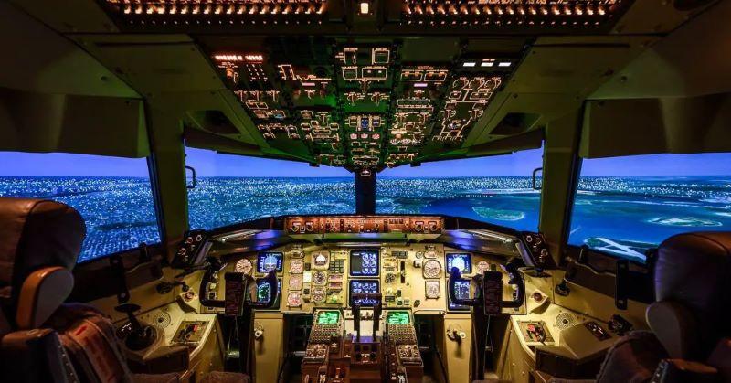 inside a simulator