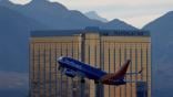 Southwest Airlines plane takes off