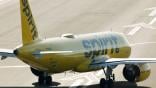Spirit Airlines aircraft at San Diego Airport