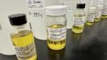 Samples of sustainable aviation fuel 