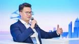 NexAvian CEO Emerson Xu speaking at the 2025 Advanced Air Mobility International Conference (AAMIC) in Shanghai on July 22. Credit: The International Advanced Air Mobility (AAM) Expo
