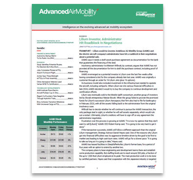 Advanced Air Mobility Report