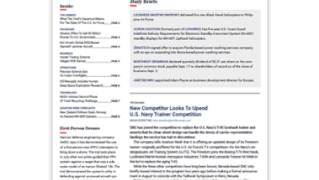 Aerospace Daily & Defense Report