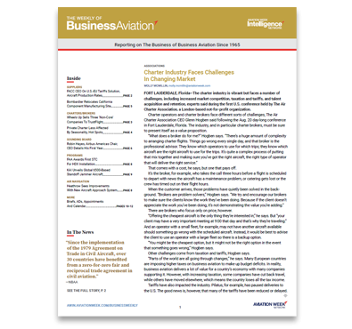 The Weekly of Business Aviation