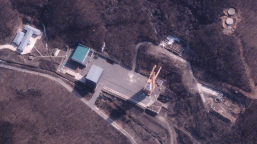 Sohae Launch Facility in Tongch’ang-ri, North Korea. Image: BlackSky