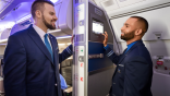 United Airlines flight attendants
