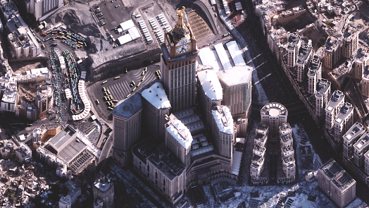 Makkah Royal Clock Tower, Saudi Arabia. Image: BlackSky